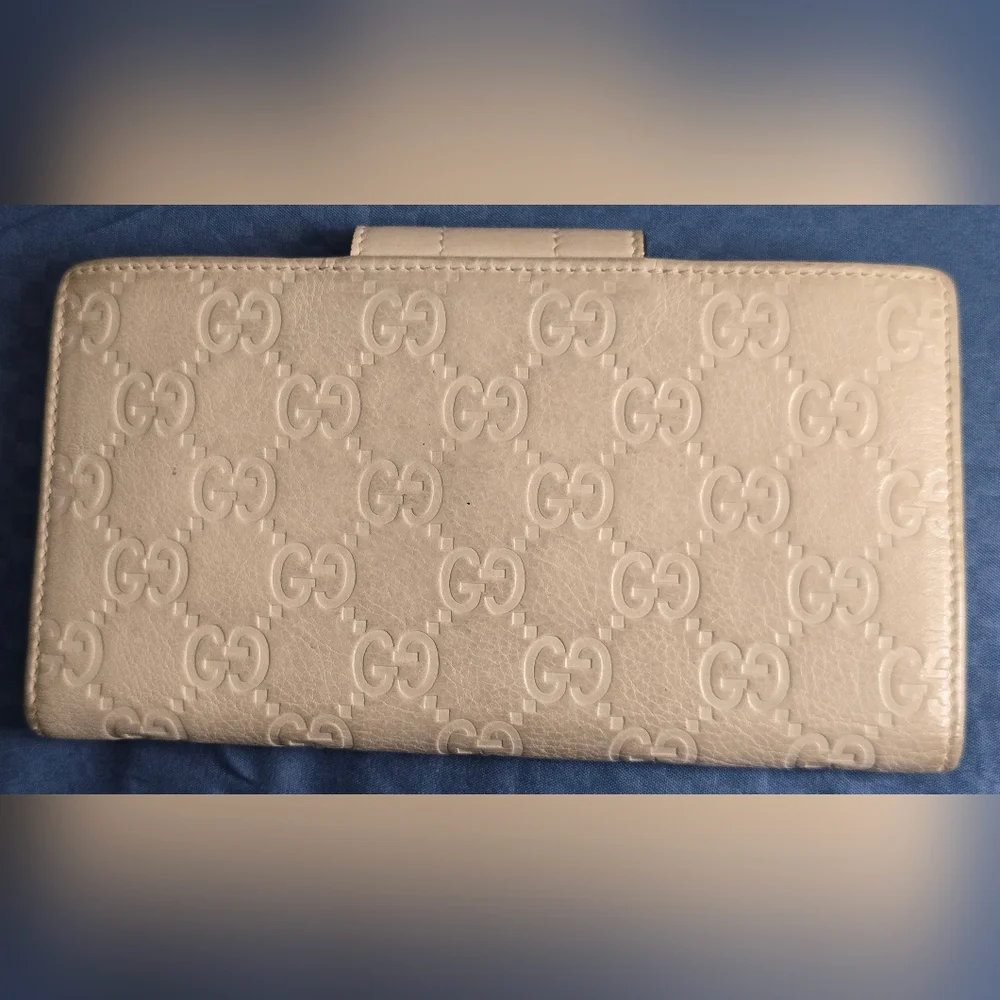 GUCCI GG Long Leather Wallet- Excellent Condition - Picture 2 of 16